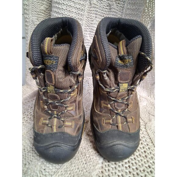 Keen Utility Mens Steel Toe Work Boots Brown Leather Size 12D With Slip-Resistan main image 8